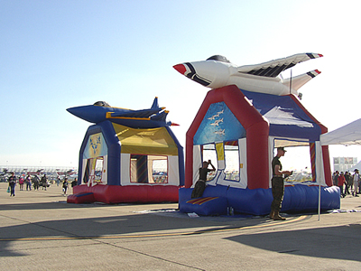 USAF Thunderbirds inflatable bouncy airshow rentals